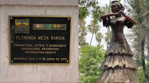 La escultura de Florinda Meza, punto de controversia y orgullo en Juchipila.