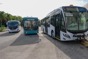 Unidades de prueba en rutas de transporte público.