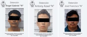Elementos de seguridad durante el operativo en Tulum.