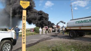 Gasolineras en México afectadas por el huachicol.