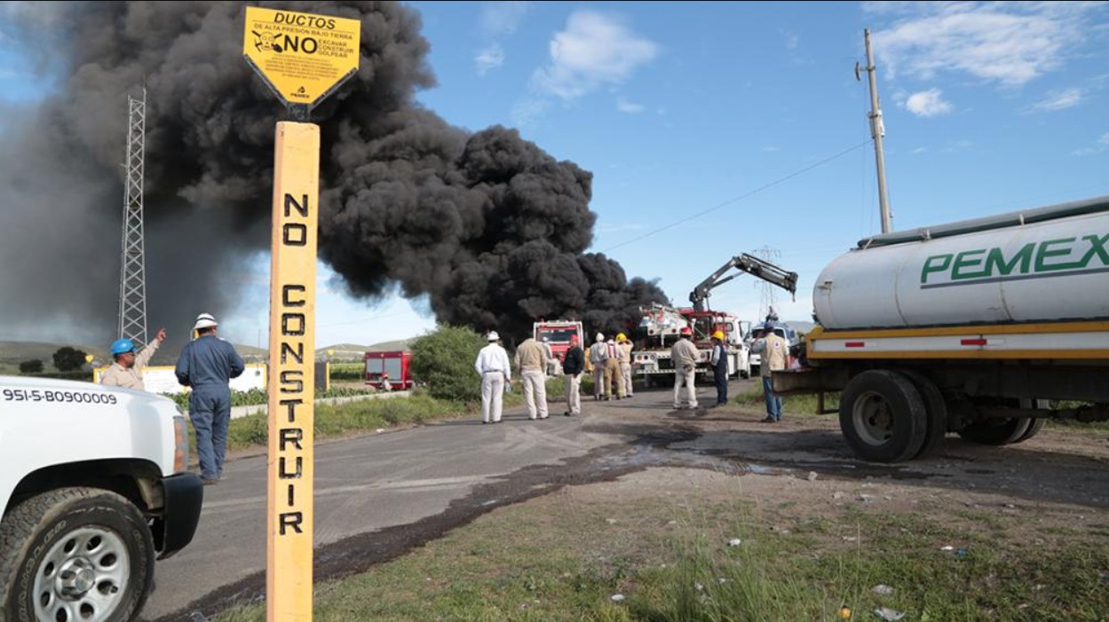 Gasolineras en México afectadas por el huachicol.