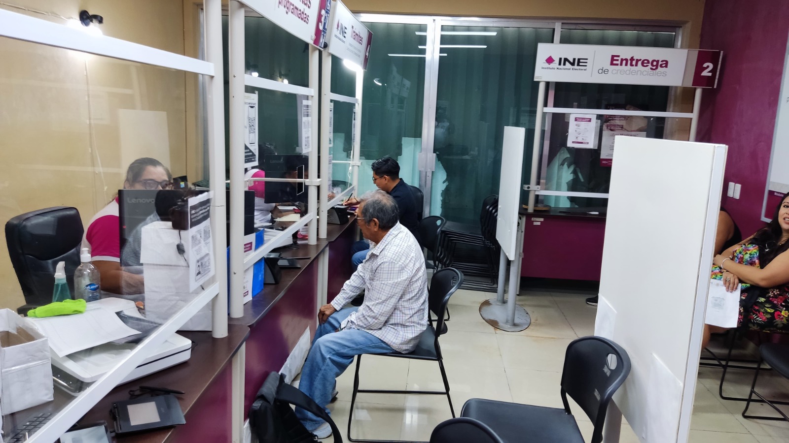 Módulo de Atención Ciudadana del INE.