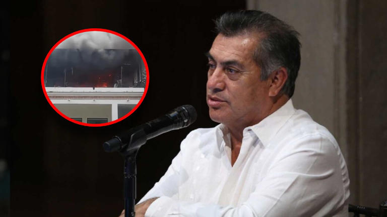 Jaime "El Bronco" Rodríguez durante una declaración a la prensa.