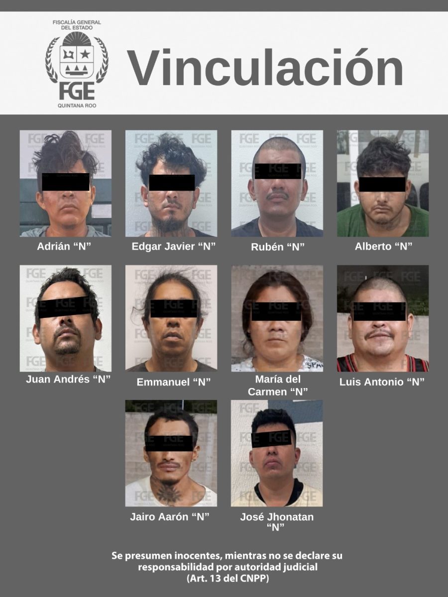 Operativo de la Policía Estatal en Benito Juárez.