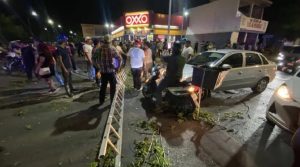 Dan Abimael Barragán Núñez durante una conferencia.