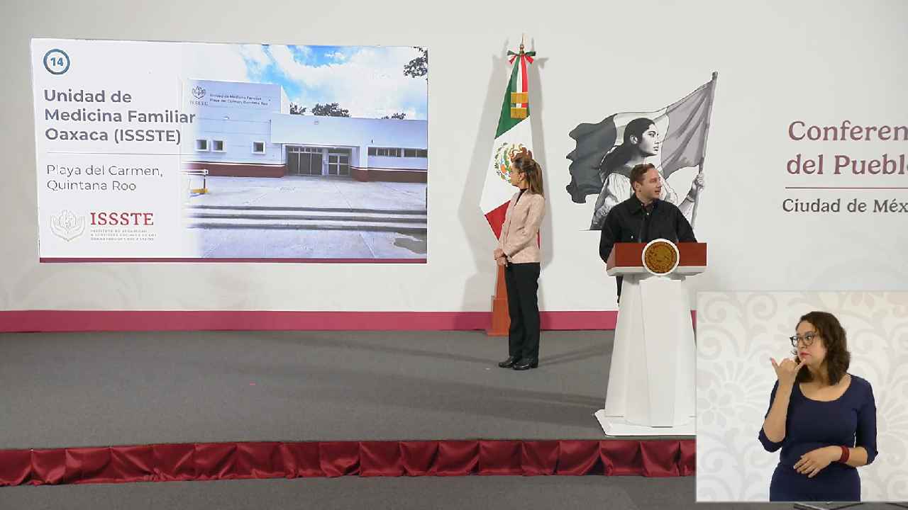 La presidenta Claudia Sheinbaum presenta el plan de fortalecimiento hospitalario, enfatizando la inversión en infraestructura de salud.