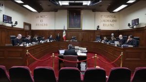 La SCJN en sesión sobre embargos.