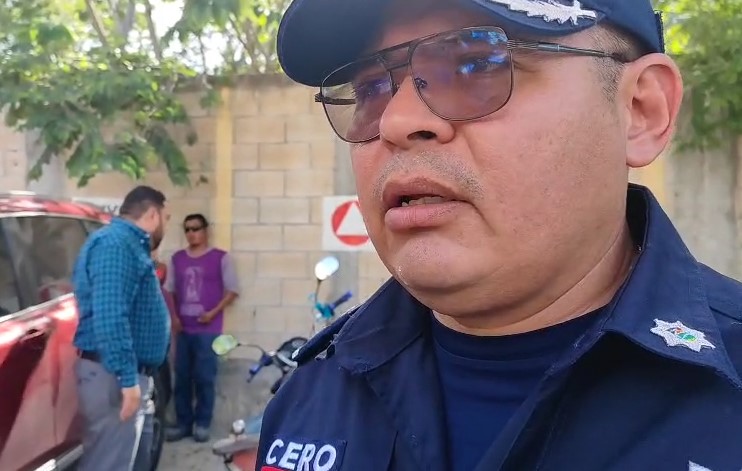 Edgar Aguilar Rico durante su presentación como secretario.