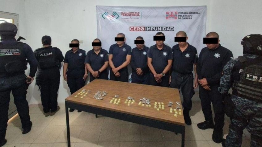 Operativo contra policias involucrados en narcóticos.