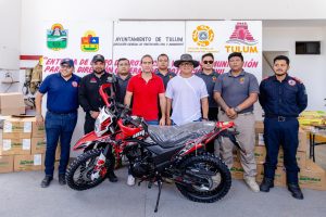 Los bomberos de Tulum reciben equipos de última generación que elevan la seguridad en sus labores.