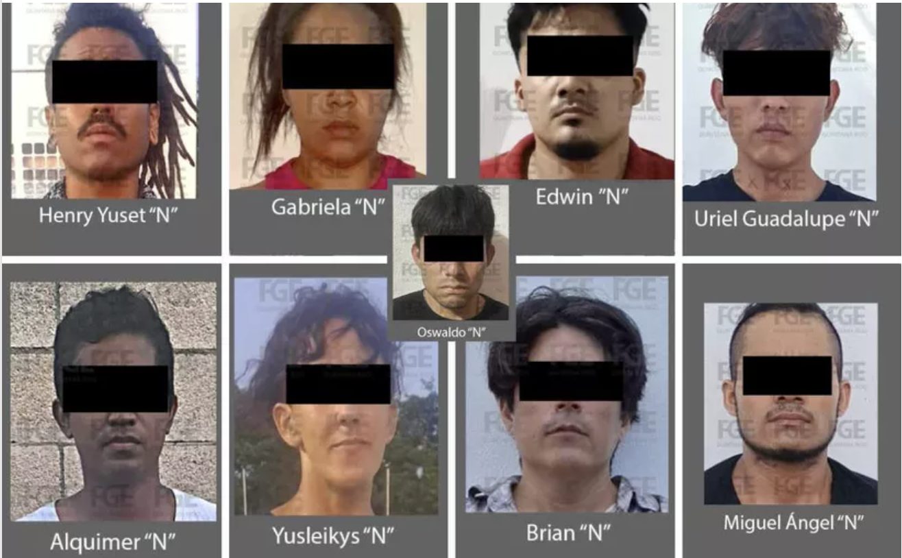 FGE Quintana Roo: vinculan a proceso a nueve personas por narcomenudeo en Cancún. La dependencia refuerza las acciones contra el delito.