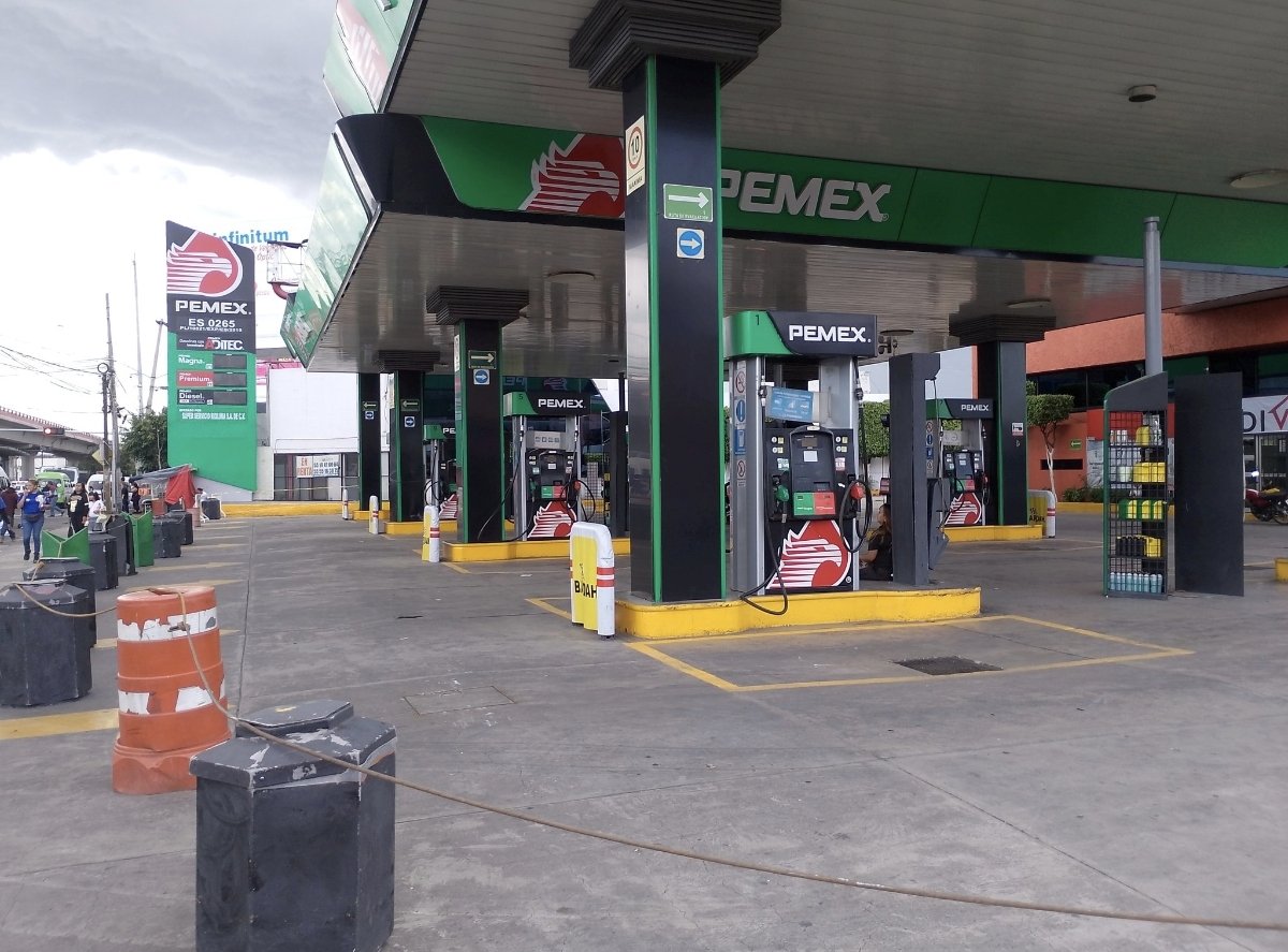La presidenta de México, Claudia Sheinbaum Pardo, durante su conferencia matutina donde abordó la situación del desabasto de gasolina.
