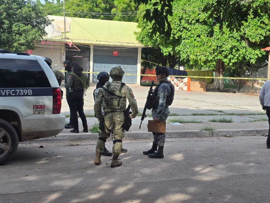 El lugar del asesinato, un mercado abandonado en la sindicatura de El Tamarindo.