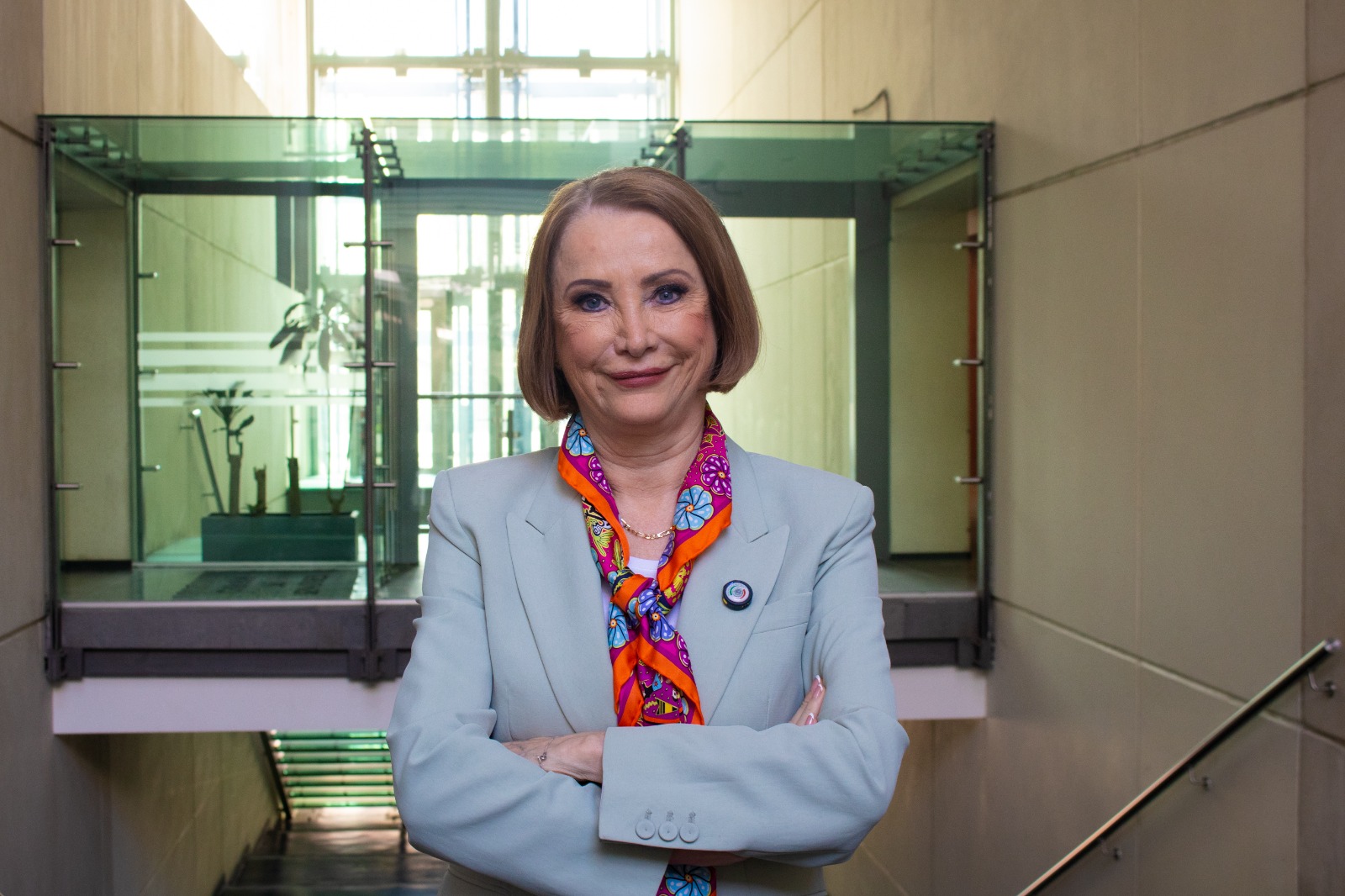 La senadora Laura Itzel Castillo Juárez, quien asumirá la presidencia del Senado.