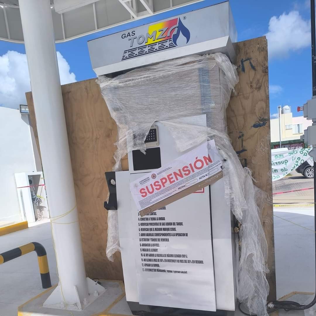 La presidenta municipal, Estefanía Mercado, confirma el cierre definitivo de la gasera ilegal.