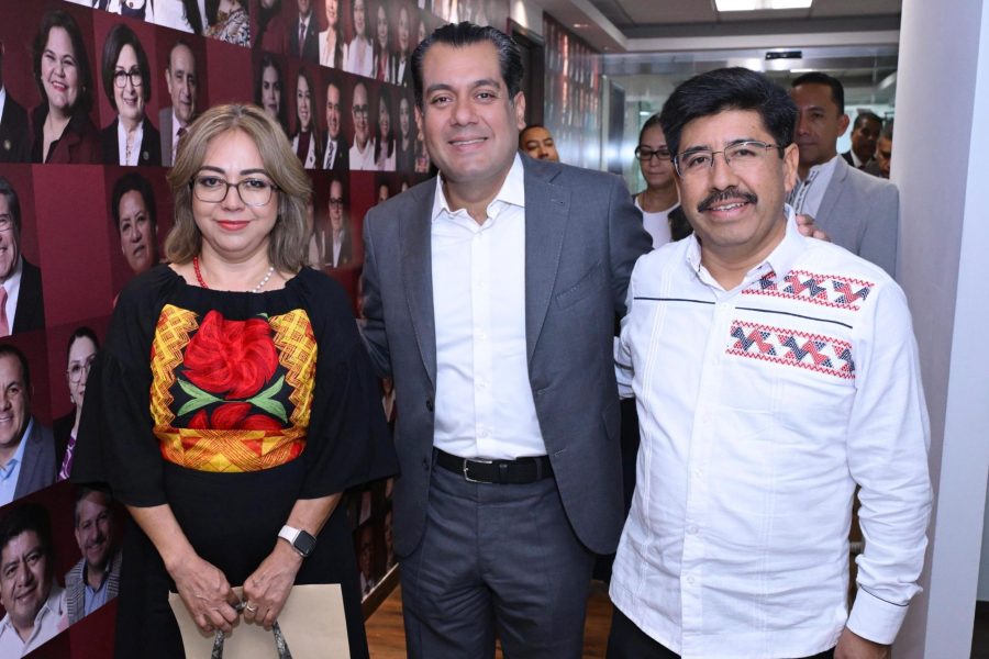 La presidenta Claudia Sheinbaum Pardo durante su conferencia de prensa matutina.