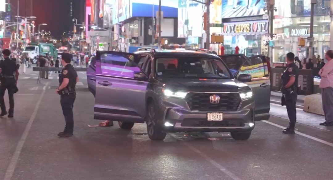 La policía acordonó la zona tras el tiroteo en Times Square.