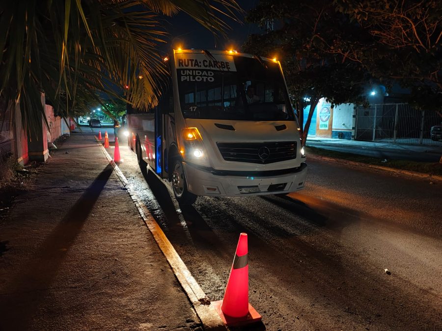 Los autobuses de la Ruta Caribe, parte del nuevo sistema de transporte masivo Chetumal.