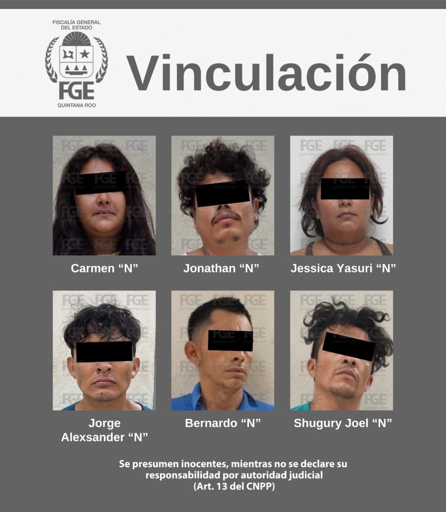 Agentes de la Policía de Investigación aseguran objetos y sustancias ilícitas durante uno de los operativos.
