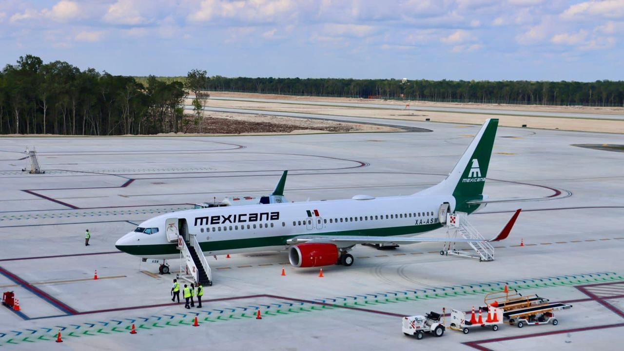 Un nuevo vuelo de Mexicana de Aviación al Aeropuerto Internacional de Tulum. La consolidación del turismo en Tulum se fortalece con la llegada de una nueva aeronave.