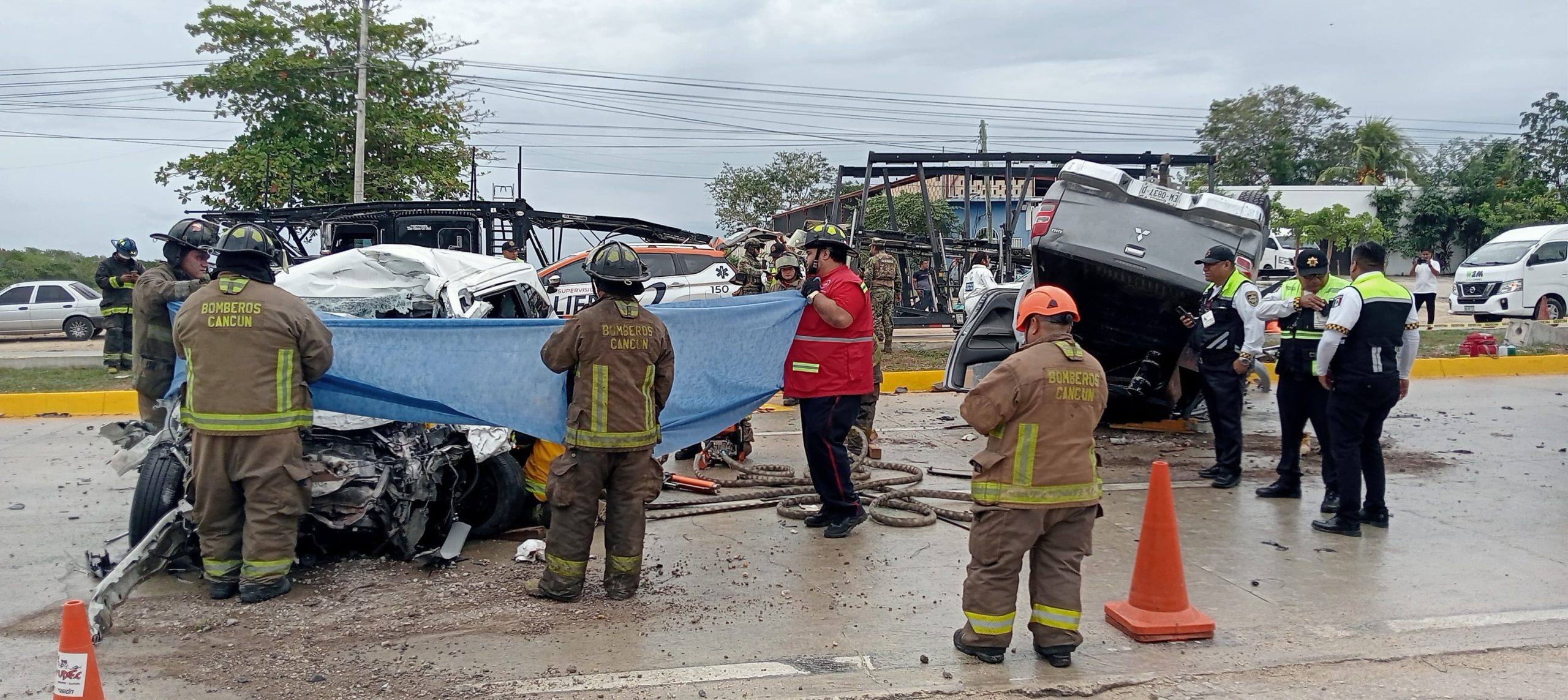 La colisión ocurrió en el Boulevard Luis Donaldo Colosio.
