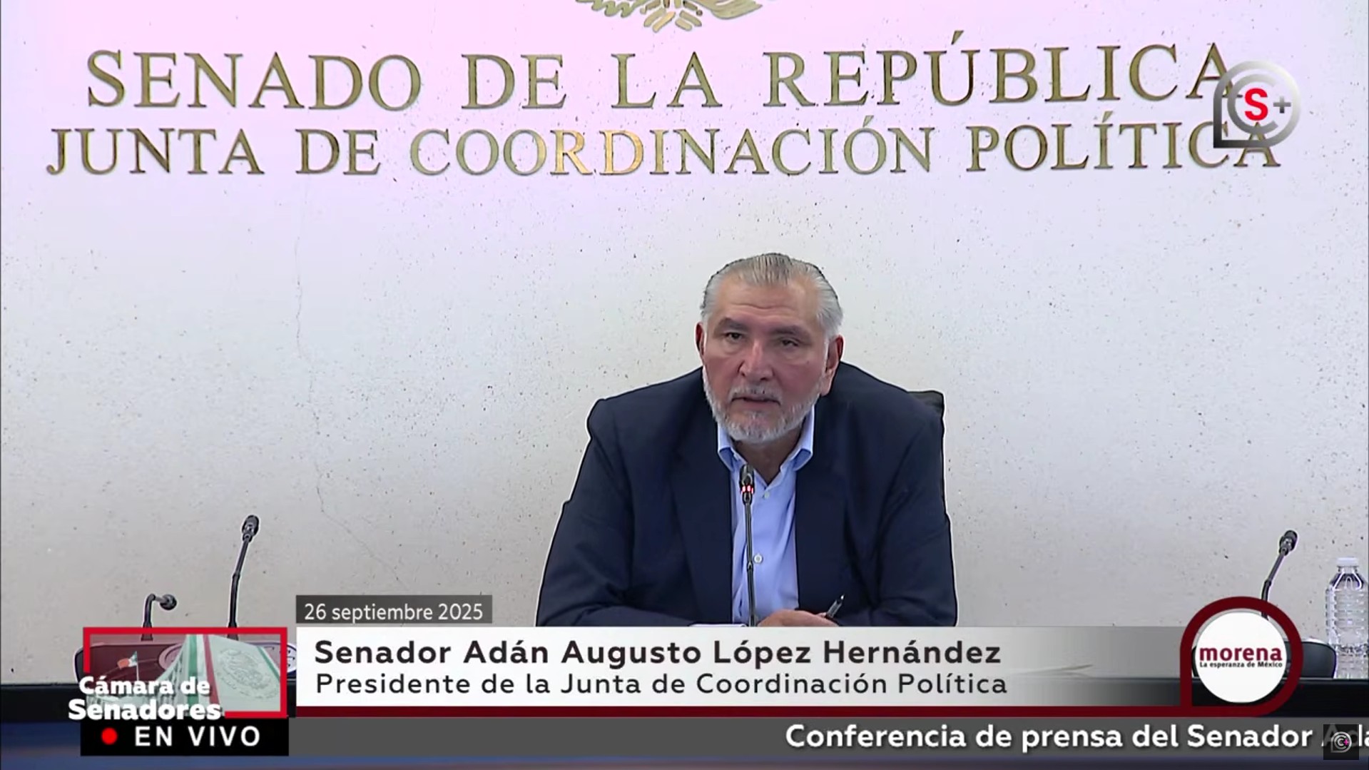 Adán Augusto López desmiente las acusaciones sobre sus ingresos patrimoniales.