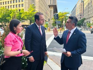 La presidenta Claudia Sheinbaum Pardo durante una conferencia de prensa.
