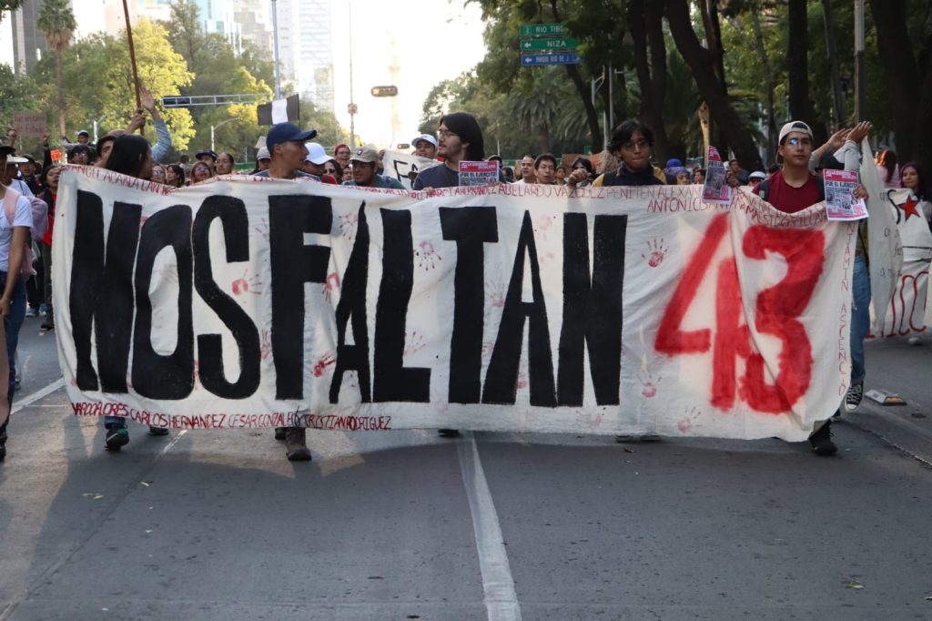 La búsqueda incesante de los 43 normalistas de Ayotzinapa cumple once años.