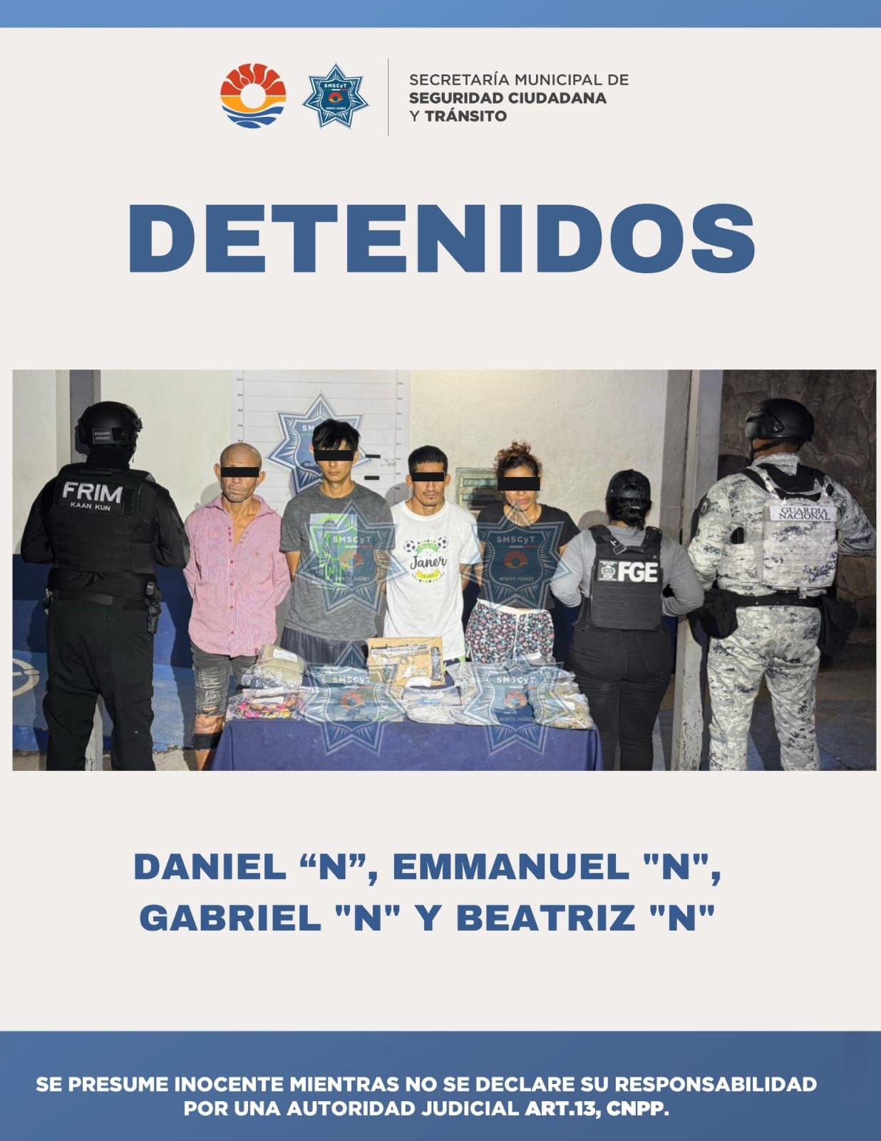 Las autoridades incautaron una gran cantidad de narcóticos durante la operación.