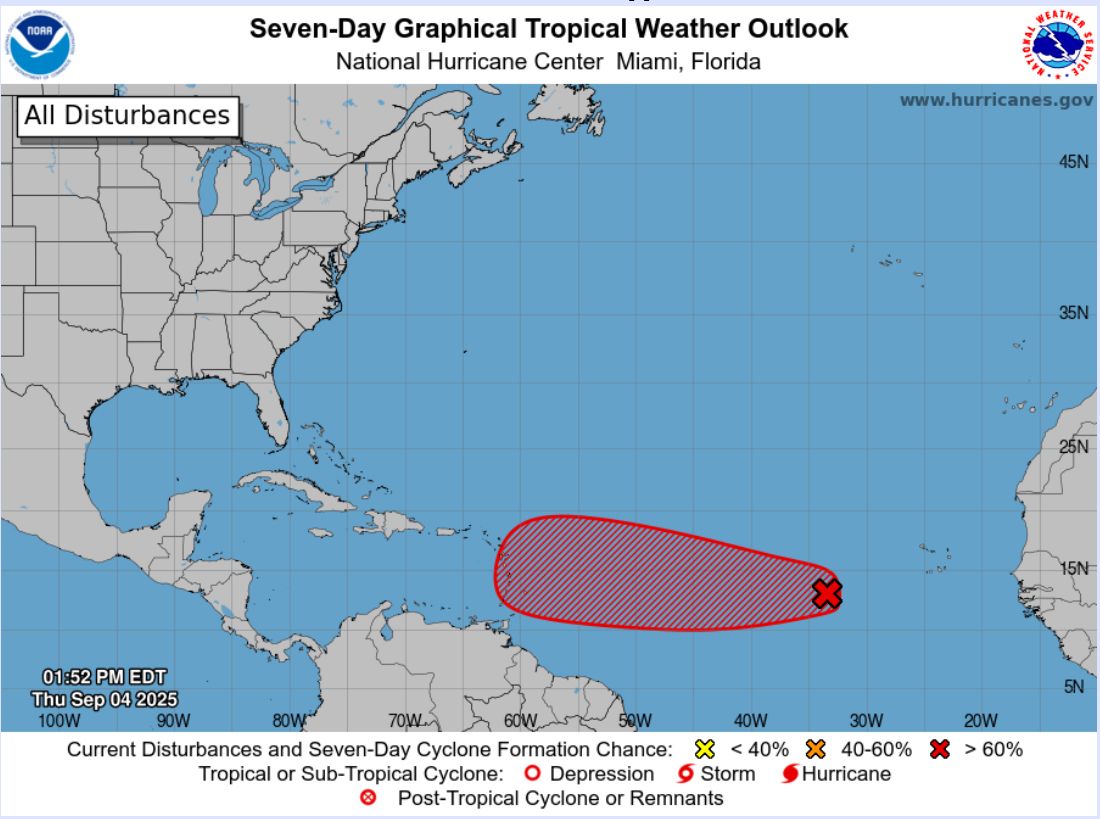 Vigilancia en el Atlántico ante potencial ciclón al este de Quintana Roo