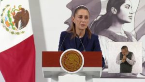 La presidenta Claudia Sheinbaum habló sobre el gusano barrenador en su conferencia.