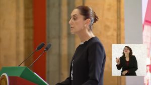 La presidenta Sheinbaum habla sobre la política exterior de su gobierno.