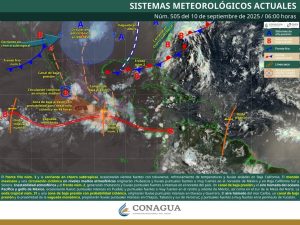 El cielo de Quintana Roo se mantendrá nublado a causa de la humedad del Caribe.