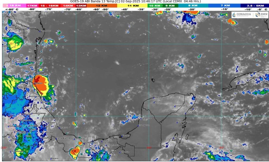 La onda tropical número 30 traerá lluvias y chubascos a gran parte de Quintana Roo.
