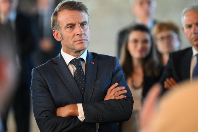 El presidente Emmanuel Macron en la ONU, donde se ha anunciado que Francia reconoce Palestina ONU.