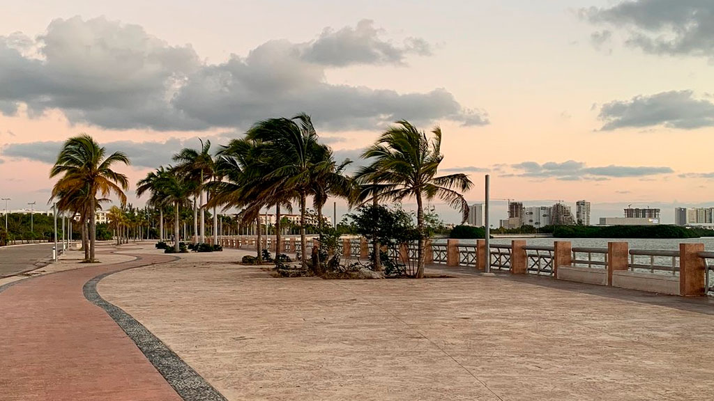 El Malecón Tajamar de Cancún es el principal candidato para ser la sede del fan fest del mundial de 2026.