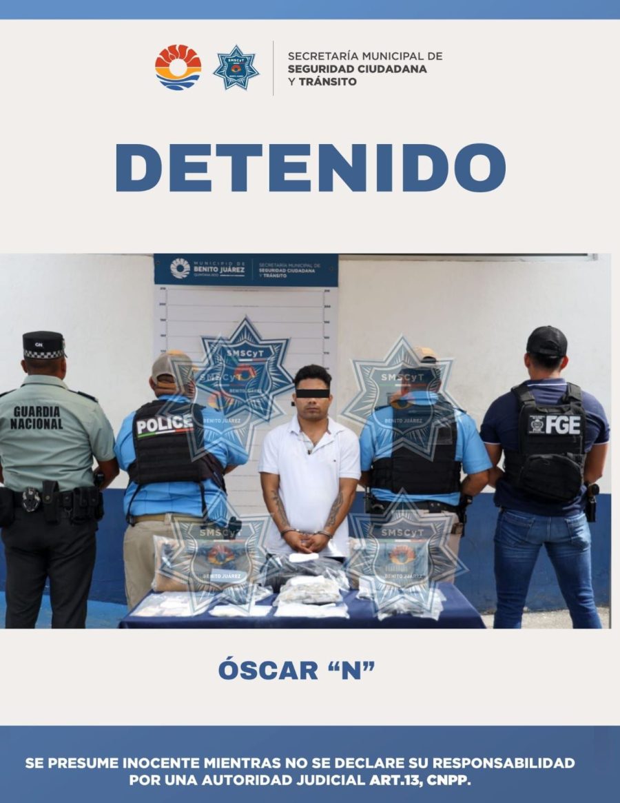 Autoridades de los tres niveles de gobierno participan en el Operativo Blindaje Cancún.