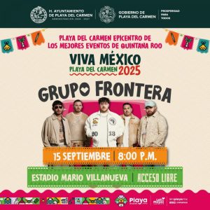 Grupo Cañaveral encenderá la Explanada de la Bandera en Chetumal.