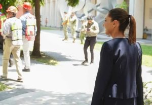 La presidenta Claudia Sheinbaum hace un llamado a la ciudadanía a participar en el Simulacro Nacional.