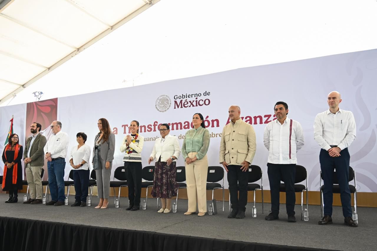 La presidenta Claudia Sheinbaum Pardo da inicio a su gira de informe en León, Guanajuato