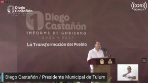En su primer informe, el presidente de Tulum, Diego Castañón Trejo, reafirmó su compromiso con el pueblo al asegurar que la transformación de Tulum avanza.