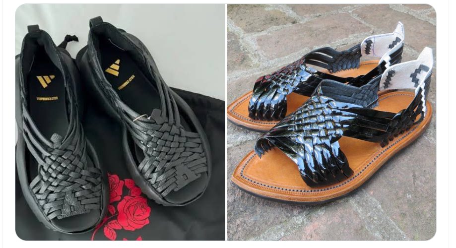 Autoridades y Adidas firman el acuerdo de resarcimiento por el plagio de huaraches oaxaqueños.