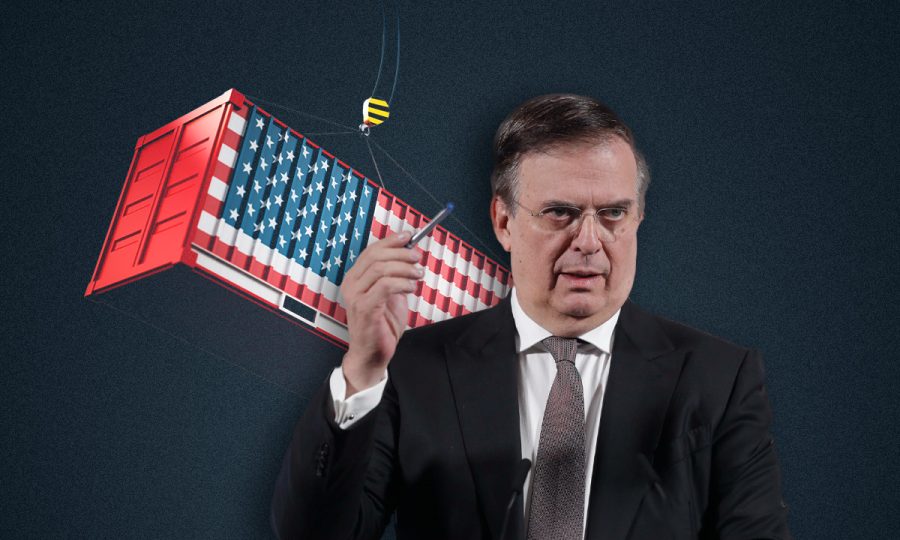 El Secretario de Economía, Marcelo Ebrard, explicó que la decisión arancelaria depende de las tensiones comerciales China-EU.