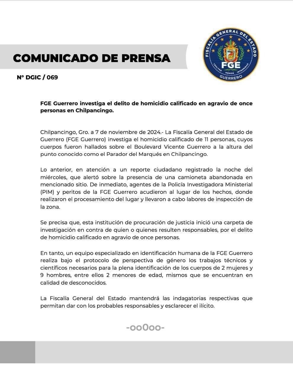 Calles vacías en el centro de Chilpancingo, donde los comercios redujeron actividades por la inseguridad.
