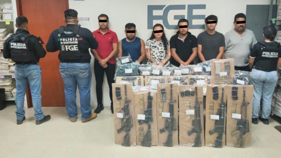 La FGE, Guardia Nacional y Policía Municipal coordinan un operativo para desarticular un grupo criminal en Playa del Carmen.