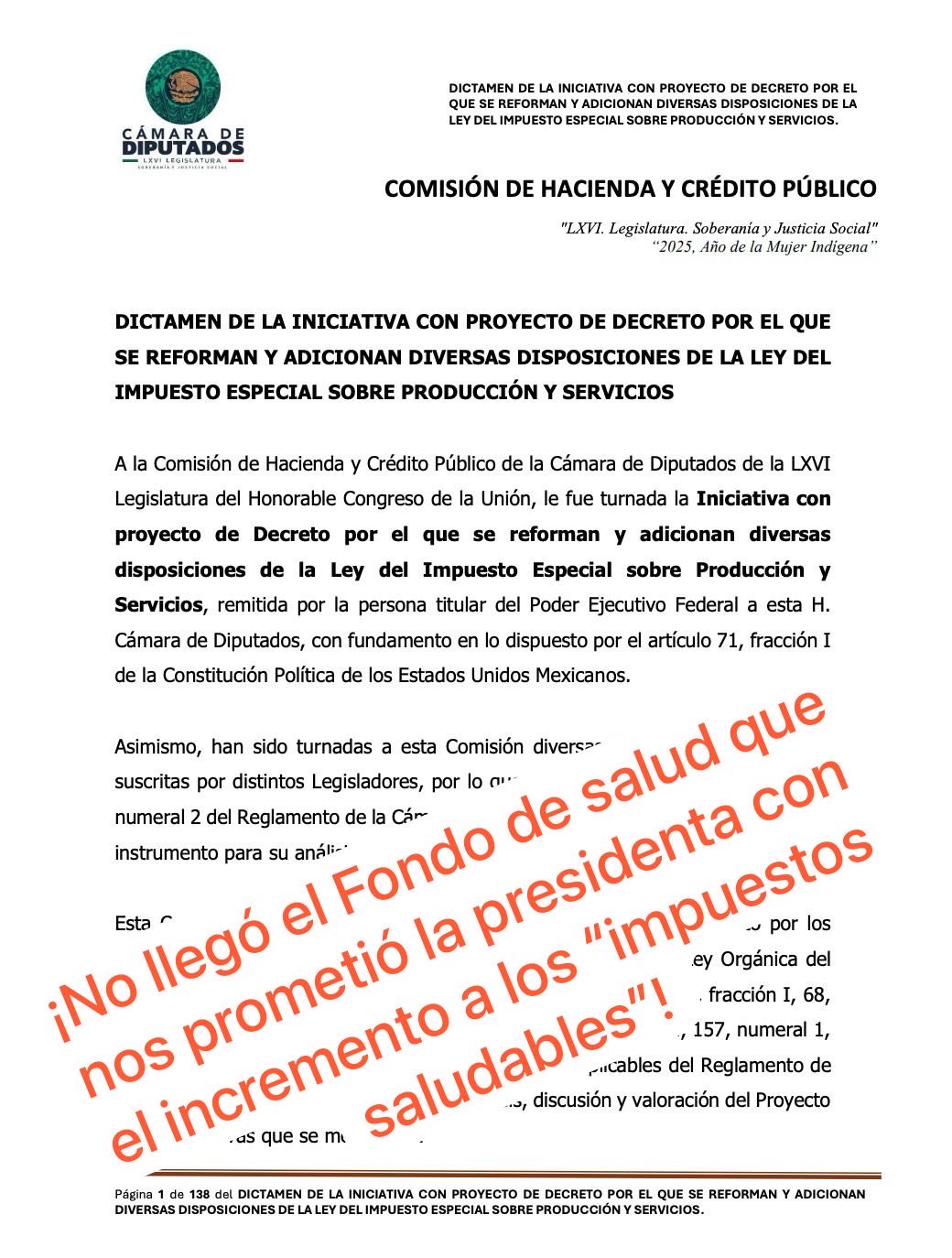 La propuesta del PAN busca que el 100% de los impuestos al tabaco y bebidas azucaradas se etiqueten para la salud.