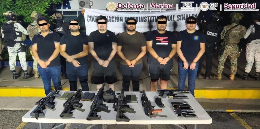 Capturan a seis miembros de una célula criminal en Culiacán, Sinaloa. La operación estratégica terminó con dos líderes delictivos nuevamente detenidos.