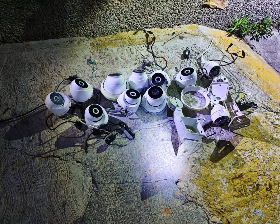 El operativo para desmantelar las cámaras no autorizadas se realizó en coordinación con la Secretaría de Marina.