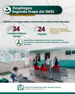 El titular del IMSS, Zoé Robledo, informó sobre el despliegue de personal y equipo médico en la Mañanera.
