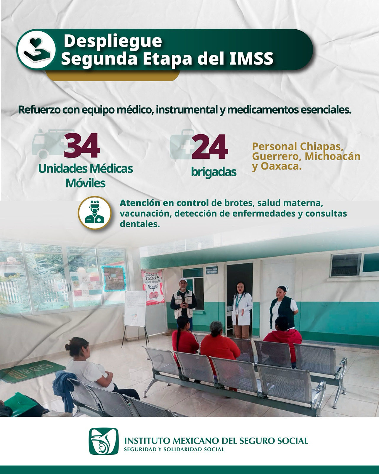 El titular del IMSS, Zoé Robledo, informó sobre el despliegue de personal y equipo médico en la Mañanera.